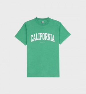 Men's Sporty And Rich California T Shirts White | T5lAPq1mkr1