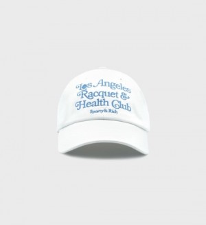 Men's Sporty And Rich LA Racquet Club Cap White | SdmneJ9XO5u