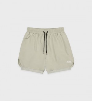 Men's Sporty And Rich SR Runner Active Shorts White | t6Mc6l8ZuGO