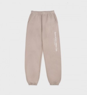 Women's Sporty And Rich Athletic Club Sweatpants White | UhyAY906tGe