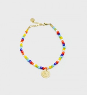 Women's Sporty And Rich Beaded Anklet Jewelry Multicolor | 77aFNz6FavR