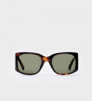 Women's Sporty And Rich Frame N.06 Eyewear Tortoise | GbkBJz6vcFT