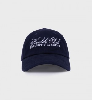 Women's Sporty And Rich Made In USA Cap Navy | e9GesKzeidb