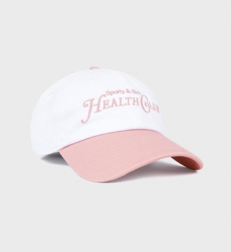 Men's Sporty And Rich Rizzoli Embroidered Cap White | h4BUBsxmMcT