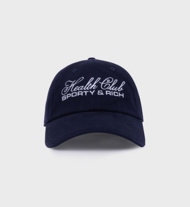 Women\'s Sporty And Rich Made In USA Cap Navy | e9GesKzeidb