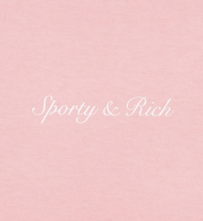 Women's Sporty And Rich Syracuse T Shirts Rose / White | 1sogpANY0oI