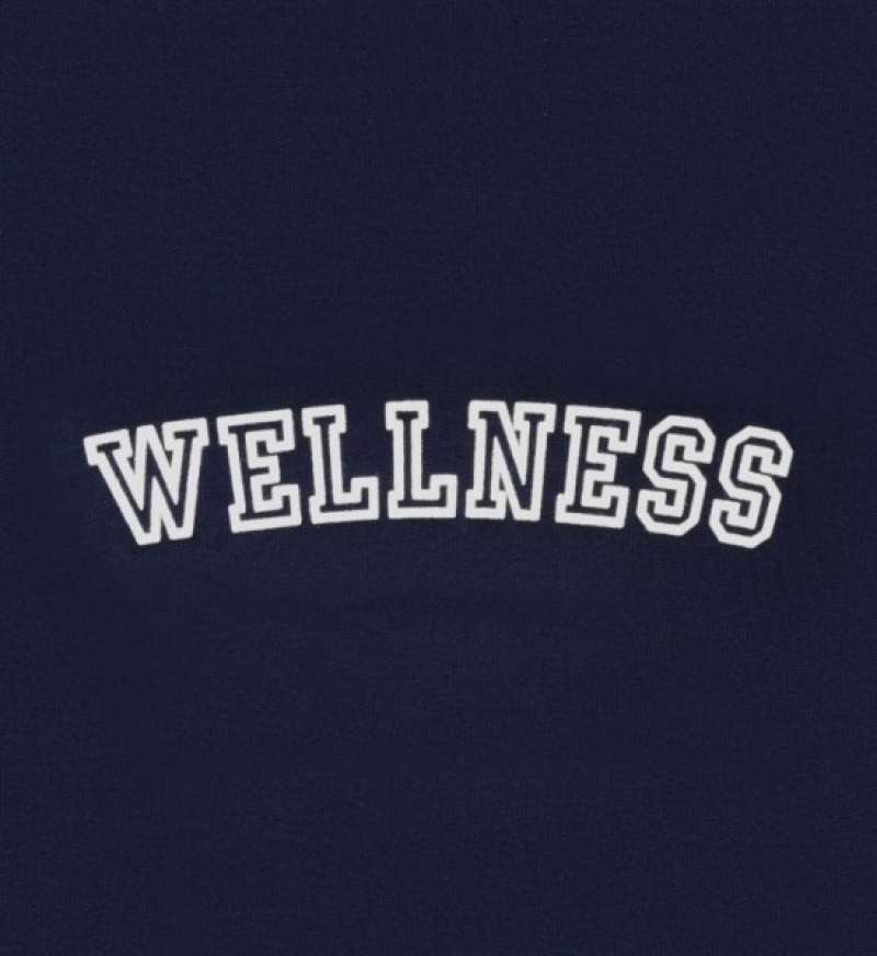 Women's Sporty And Rich Wellness Club Soft Sweatpants Navy | 17TqEKV7aY5