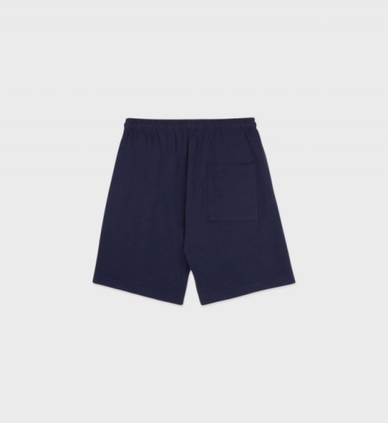 Women's Sporty And Rich Wellness Ivy Gym Shorts Navy | lmFaVVtlvCp